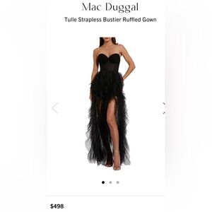 Mac Duggal Ruffle Gown